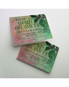 Boxed Christmas Cards 18x Word Became Flesh