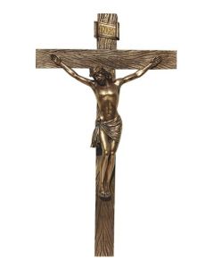 Bronze Wall Crucifix