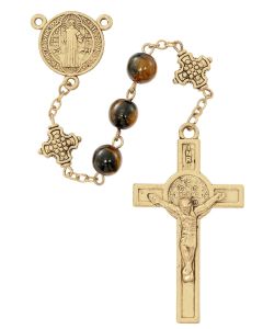 Brown St Benedict Rosary