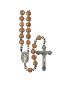 Brown Wood Rosary