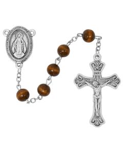 Brown Wood Rosary