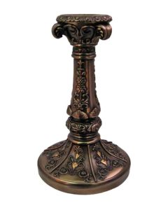 Candle holder cold cast bronze