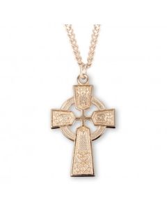 Celtic Cross Gold over SS