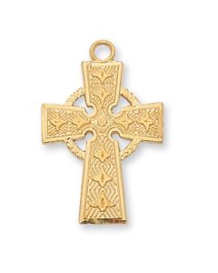Celtic Cross Gold over SS