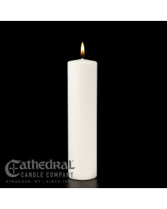 Ceremonial Pillar Candle 3X12 Stearine with spike hole