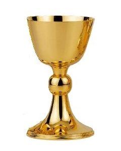 Chalice Brass Gold Plate