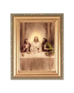 Christ at Emmaus Framed
