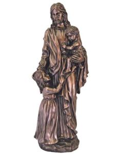 Christ with Children Bronze