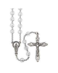 Clear Acrylic Bead Rosary