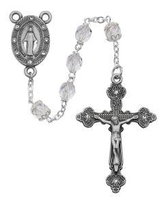 Clear Crystal Rosary