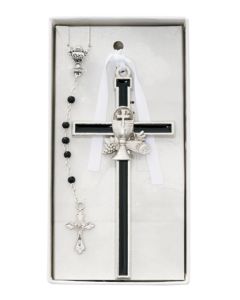 Communion Wall Cross/Rosary 