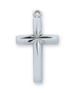 Cross engraved SS