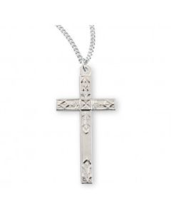 Cross Medium Etched SS