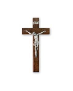 Crucifix 11" Walnut