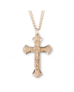 Crucifix Gold over Silver