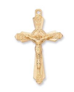 Crucifix Medal G/SS