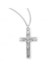 Crucifix Medal SS 18" Chain