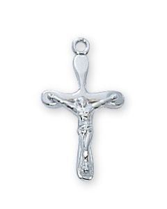 Crucifix SS 16-18" Chain