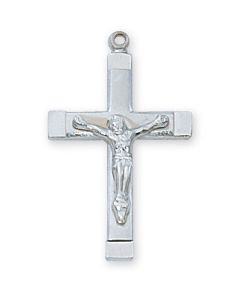 Crucifix SS 18" Chain