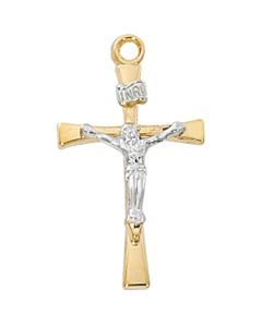 Crucifix Tutone Flared ends