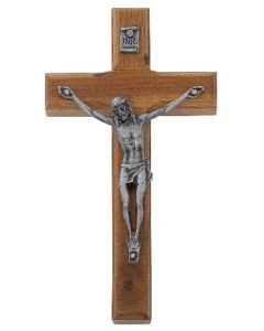 Crucifix Walnut 4.75"
