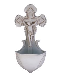 Crucifixion Holy Water Font