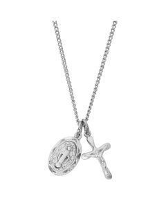 Crucifix/Miraculous Sterling