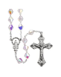 Crystal Glass Bead Rosary