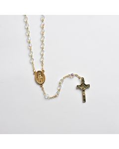 Crystal Relic Rosary Gold