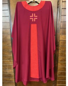 Dark Red and Light Red Chasubl
