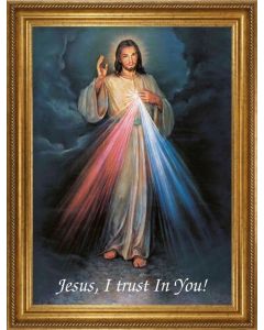 Divine Mercy Framed Picture