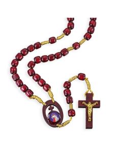 Divine Mercy Wood Rosary