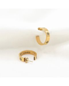 Earrings God is Love
