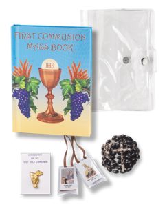 First Communion Mass Book 5pc Gift Set