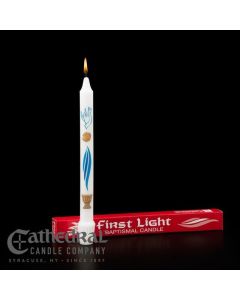 First Light Baptism Candles. Case of 24, 9.25"