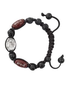 Football Rosary Bracelet