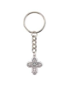 Four Way Medal Keychain