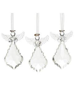 Glass Angel Ornament