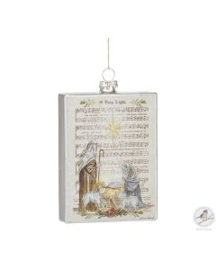 Glass Ornament Joyful Melody