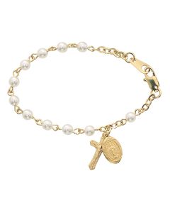 Gold Pearl Bracelet