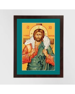 Good Shepherd Icon Wood Plaque