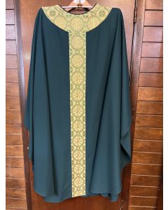 Green Chasuble with Pax Christ