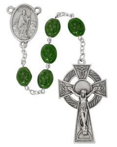 Green Shamrock Rosary