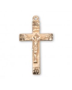 G/SS Crucifix 18" Chain