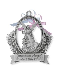 Guardian Angel Crib Medal