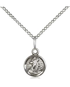 Guardian Angel SS Round Medal