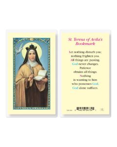 HC St Teresa Avila Bookmk