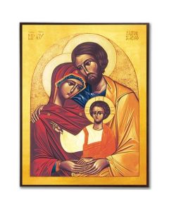 Holy Family Icon Plaque