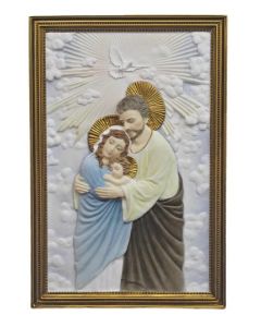 Holy Family Plaque 6x9