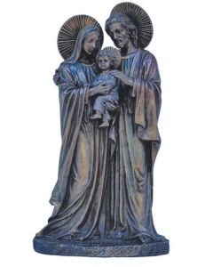 Holy Family with halos 8.5"